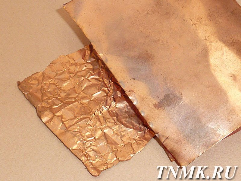 Фольга медная 1х М1М ГОСТ 1173-2006 купить в Чите