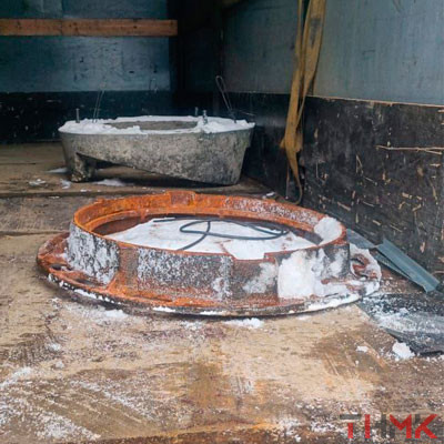 Люк чугунный канализационный тяжёлый тип "Т" С250